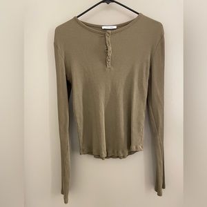 Zara Long Sleeve Henley